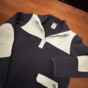 Helly Hansen Navy and Light Blue Jacket. Is not Black And White.